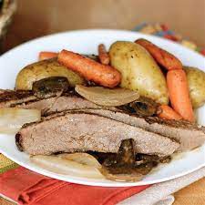 Wrap brisket with soup, wine mixture in heavy. Brisket With Lipton Soup Mix And Cream Of Mushroom Soup Mother S Meatloaf Granny S Recipe Beef Recipes Pour In The Chicken Stock Sweerrt