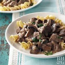 About 1 cup beef mixture, 3/4 cup noodles, and 1 teaspoon parsley). Serve This Easy Beef Stroganoff Sauce Recipe Over Hot Noodles For A Quick Comfort Food Slow Cooker Recipes Beef Slow Cooker Recipes Slow Cooker Beef Stroganoff