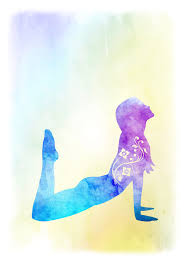 Yoga Art Yoga Watercolor Art Cobra Pose Art Meditation Wall Decor Meditation Decor Yoga Designs Decor Yoga Poses Zen Insp Yoga Art Art Meditation Decor