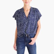 Check spelling or type a new query. Ruffle Sleeve Camp Shirt Top Shirt Womens Shirts Women