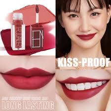 Pudaier Liquid Lipstick Set Matte Long Lasting Lip Tint 5 Colors Sets  Waterproof Non-Stick Cup Mist Surface Lip Glaze Makeup