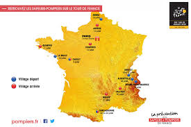 Les 7 et 8 juillet 2018, les 2 premières étapes du tour de france traverseront 76 communes vendéennes. Tour De France 2018 Pompiers Fr