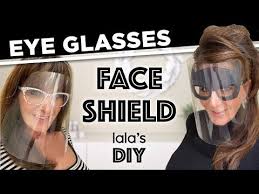 Eyeglasses Face Shield Face Masks For Glasses 2 Minute Easy Diy Have Fun With It Youtube Fashion Face Mask Face Protection Face Protection Mask