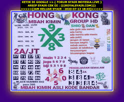 1 New Message Kode Syair Hongkong 13 Juli 2020 Forum Syair Togel Hongkong Singapura Sydney