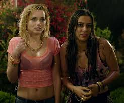 A pair of femme fatales wreak havoc on the life of a happily married man. Film Fan Knock Knock 4 Stars