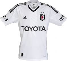 What is unique about their home, away and third kits are that they all use the same colour scheme which is black and white with a pop of red. New Besiktas White Kit 2012 13 Adidas Bjk Home Shirt 12 13 Football Kit News