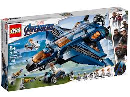 The latest lego title developed by tt games features about 150 characters, including the black widow, hawkeye, symbiote scientist, and venom taking down venom and green goblin in exploratory lab which is the third stage of the. Avengers Ultimate Quinjet 76126 Marvel Buy Online At The Official Lego Shop It