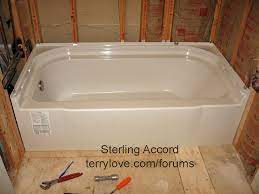 Choreograph® 60 x 36 x 72 shower wall kit. New Sterling Accord Tub Surround Install Terry Love Plumbing Advice Remodel Diy Professional Forum
