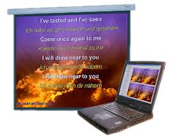 It's not the best free presentation tool (in fact it's not free at all). Worship Software Bible Projector Songs Project At Church Songbeamer De Software