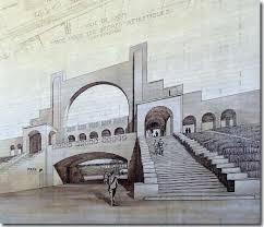 Protorracionalismo Tony Garnier 1869 1948 Estadio Olimpico 1913 Composition Design Garnier Design
