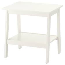 Lunnarp Tafeltje Wit 55x45 Cm Ikea In 2020 White Side Tables Ikea Side Table Living Room Table