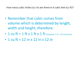 Chapter Using Imperial Units For Volume Ppt Download