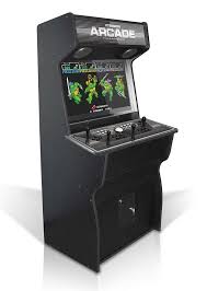 A brand new classic game machine styled to look almost exactly like the famous 1982 williams' robotron: 32 Pro Upright Xtension Arcade 4 Player Ultimate Edition