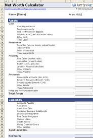 Asset statements and credit card bills help construct images of where people stand, but there are. Net Worth Calculator For Excel