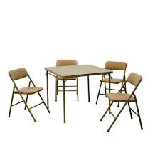 How To Buy A Folding Table And Chairs Set Designalls In 2020 Table And Chair Sets Folding Dining Table Card Table And Chairs