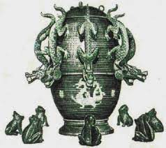Balles were balanced in the mouths of the mounted dragons. World S First Earthquake Detector Was Invented 2000 Years Ago In China