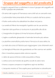 In questa frase colora di rosso i predicati verbali e di blu i predicati nominali. Gruppo Del Soggetto E Del Predicato Esercizi Per La Scuola Primaria Regole Ortografiche Scuola Lezioni Di Scrittura