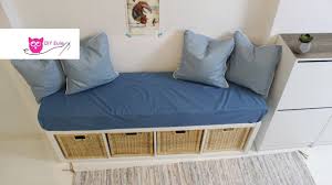 Sitzbank Mit Bezug Und Kissen Ikea Hack Diy Eule Youtube Ikea Kissen Sitzbank Ikea Ikea