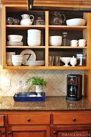 Love The Cabinet Color Open Kitchen Cabinets Open Kitchen Shelves Open Shelving