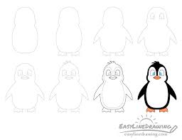 Plumbing kit penguin drawing easy. How To Draw A Penguin Step By Step Easylinedrawing