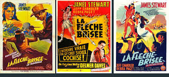Pendant les guerres indiennes, un ancien éclaireur de l'union entreprend de pacifier les relations avec les tribus apaches. La Fleche Brisee Delmer Daves 1949 Encyclo Cine