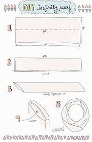 infinity scarf length and width chart google search