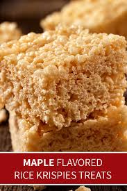 Maple Flavored Rice Krispies Treats Fuller S Sugarhouse Recipe Rice Krispie Treats Rice Krispies Rice Krispy Treats Recipe