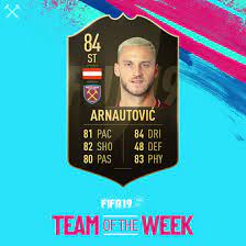 Fifa 16 fifa 17 fifa 18 fifa 19 fifa 20 fifa 21. Arnautovic Named In Fifa 19 Team Of The Week West Ham United