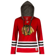 Black And White Striped Hoodie Women S Chicago Blackhawks Women S Red Black And White Striped Primary Logo Hoodie By Reebok Chicago Blackhawks Ch Lady In Red Sweatshirt Fleece Hoodies