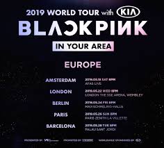 The north american dates of blackpink's in your area 2019 world tour are as follows 5 Cities In Europe Including London Paris Added To Blackpink S World Tour Locations A Major Extension