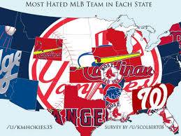 Atlanta hawks, boston celtics, brooklyn nets, charlotte hornets, and more! Map Shows Each State S Most Hated Mlb Team Sports Illustrated