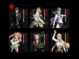 Highschool Of The Dead Girl Characters Google Search School Of The Dead Anime High School Anime