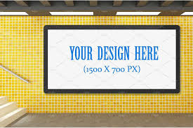 This is a billboard which place on the underground station area or subway hanging on the wall, there are large and small size billboard for placing your ads. 20 Free Subway Ad Mockups For Outdoor Advertising 2021 2021