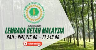 Last updated jun 17, 2021. Jawatan Kosong Lembaga Getah Malaysia Minima Pmr Spm My Kerja