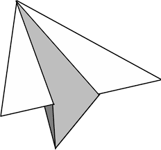 White Paper Plane Paper Plane Paper Paper Dart