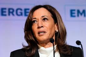 Harris reemerges to speak in California