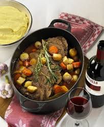Rinderbraten In Merlot Brasato Al Merlot Rezept Braten Rinderschmorbraten Und Rinderbraten