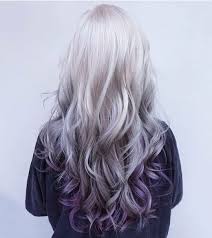Grey Blonde To Blue Purple Ombre Hair By Mynickistaken Hair Styles Hair Color Pastel Long Hair Styles