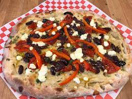 baba ganoush ang goat cheese pizza