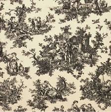 Black And White Toile Fabric By The Yard Waverly Toile Sweet Pastimes Black Cream Fabric Fabric By The Yard Bty Fabric Decor Toile Fabric