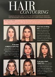 hair contouring stylish hair colors face shape hairstyles