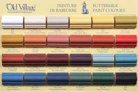 Old Village Paint Color Chart