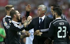 Image result for Real Madrid manager Carlo Ancelotti insists his side must defend better if they are to have any chance of victory in the Champions League semi-final first leg at Juventus.