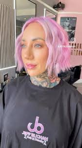 Pink violet mermaid waves