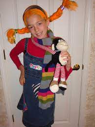 Pippi Longstocking Costume Halloween Handmade Idea Contest Dress Up Charact Pippi Longstocking Halloween Costume Storybook Character Costumes Homemade Costumes