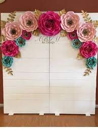 And small paper flowers like just look at all the styles that can be made! Pin By Alina Gerbich On Paper Flowers Paper Flower Backdrop Paper Flower Decor Large Paper Flowers
