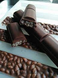 Make milk chocolate ganache and pour half over crackle. Cara Cara Hasilkan Bubble Rice Choco Bar Secara Homemade