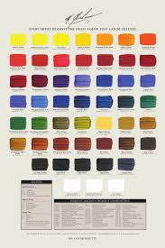 M Graham Oil Color Chart Colour Oil Paints Colorful Oil Painting Paint Color Chart Acrylic Oil Painting
