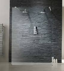 Black Slate Feature Wall Shower Tile Bathroom Shower Tile Bathroom Wall Tile