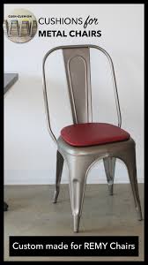 Remy Chair And Stool Cushion For Metal Restoration Hardware Etsy Chair Cushions Metal Chairs